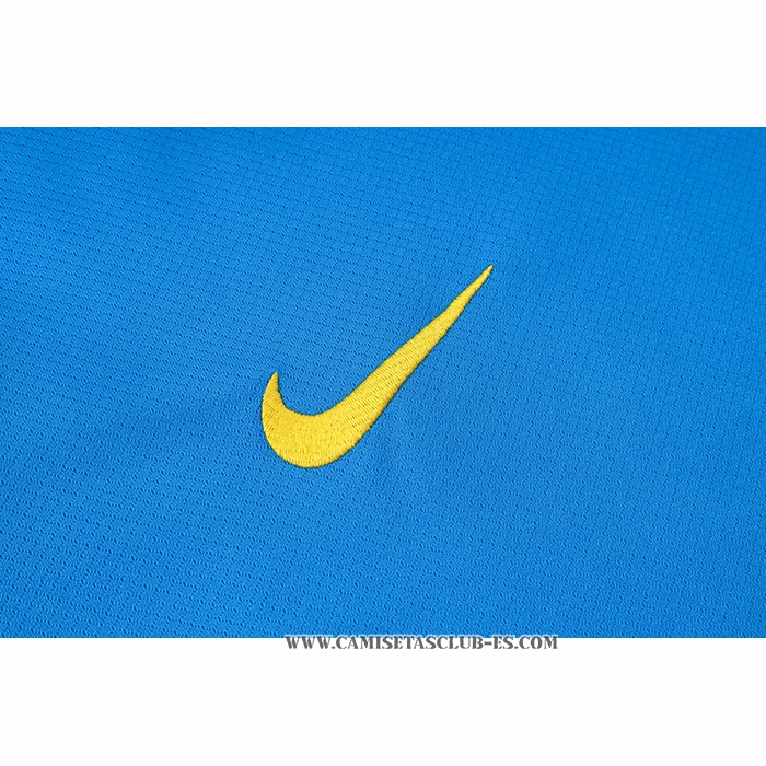 Chandal del Brasil 26-27 Manga Corta Azul - Pantalon Corto